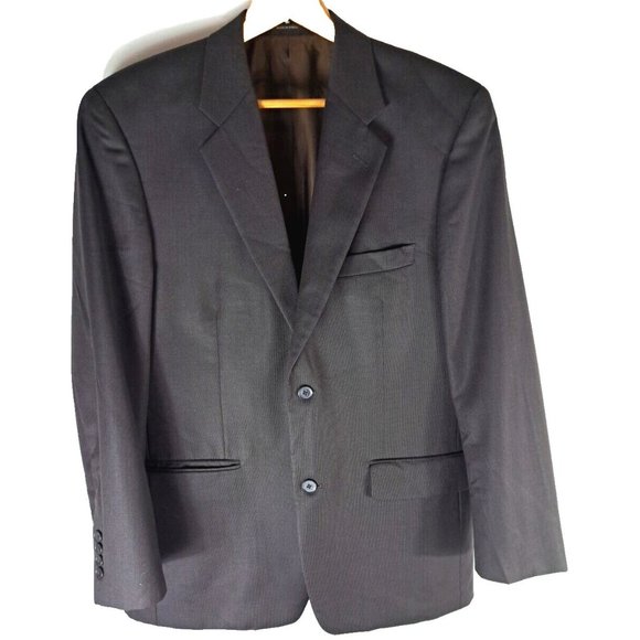 Tasso Elba Other - Mens Tasso Elba Blazer Sports Coat Super 140s Wool Brown Korea Career 40R